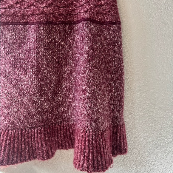 Prana Burgundy A-Line Knit Skirt - Picture 6 of 11